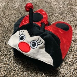 Ladybug dog costume